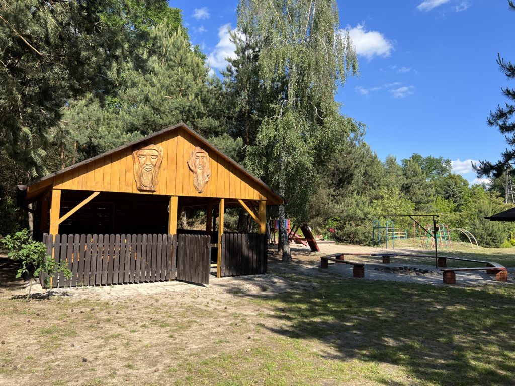 Sala warsztatowa w Gospodarstwie Agroturystycznym Dolina Bobrów
